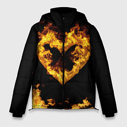 Куртка зимняя мужская Fire Heart, цвет: 3D-черный