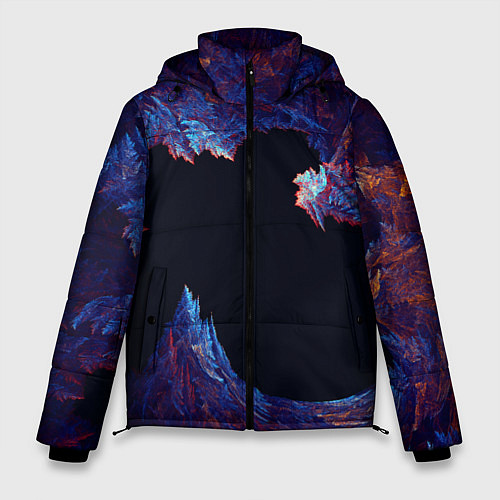 Мужская зимняя куртка Ледяной Коралловый Риф / 3D-Красный – фото 1