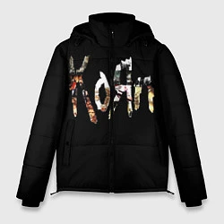 Куртка зимняя мужская KoЯn Korn лого, цвет: 3D-черный