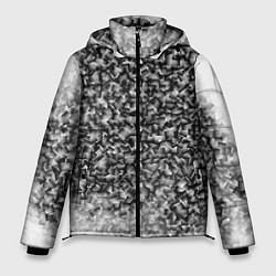Куртка зимняя мужская Квадратных хаос, цвет: 3D-светло-серый