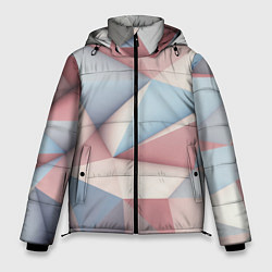 Куртка зимняя мужская Светлый кибер-панк, цвет: 3D-красный