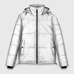 Куртка зимняя мужская Белые чайкив полете, цвет: 3D-красный