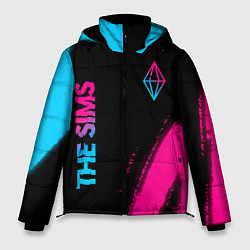 Куртка зимняя мужская The Sims Neon Gradient, цвет: 3D-черный