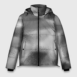 Мужская зимняя куртка В серых тонах абстрактный узор gray abstract patte