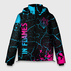 Куртка зимняя мужская In Flames Neon Gradient, цвет: 3D-черный