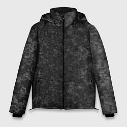 Куртка зимняя мужская Black marble Черный мрамор, цвет: 3D-светло-серый