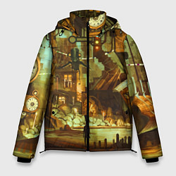 Мужская зимняя куртка Cool Steampunk painting