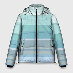 Куртка зимняя мужская Морские линии, цвет: 3D-черный