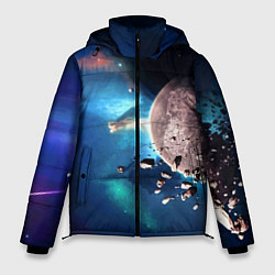 Мужская зимняя куртка Космическое столкновение объектов