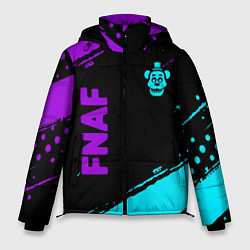 Куртка зимняя мужская Фредди - neon, цвет: 3D-черный