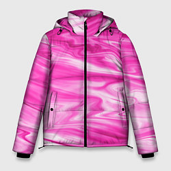 Мужская зимняя куртка Розовая мраморная текстура