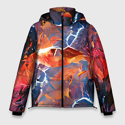 Мужская зимняя куртка Fire thunder / 3D-Красный – фото 1
