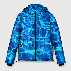 Мужская зимняя куртка Текстура поверхности воды