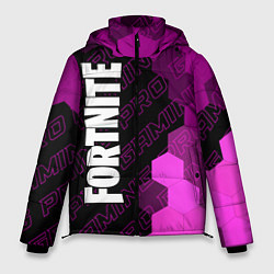 Куртка зимняя мужская Fortnite pro gaming: по-вертикали, цвет: 3D-черный