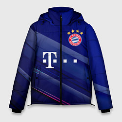Куртка зимняя мужская Bayern munchen Абстракция, цвет: 3D-черный