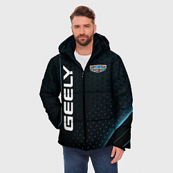 Куртка зимняя мужская Geely Абстракция, цвет: 3D-черный — фото 2