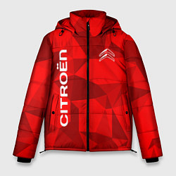 Куртка зимняя мужская Citroёn - logo, цвет: 3D-красный