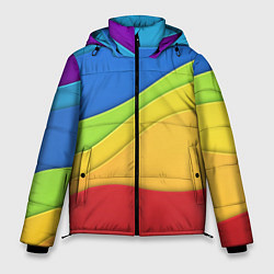 Куртка зимняя мужская Семь цветов радуги, цвет: 3D-красный