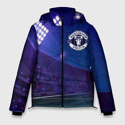 Куртка зимняя мужская Manchester United ночное поле, цвет: 3D-черный