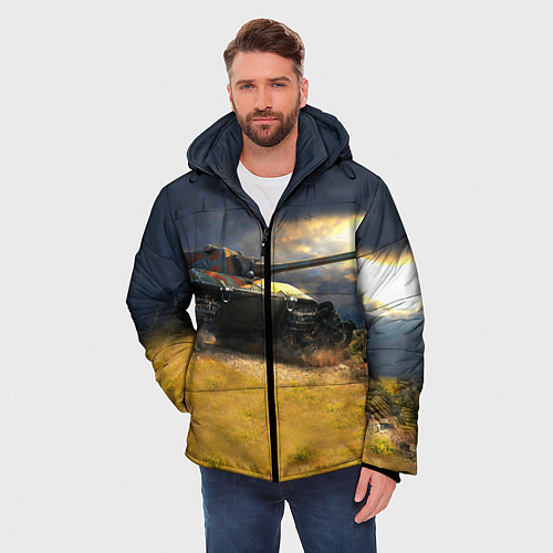 Мужская зимняя куртка Танк Е100 / 3D-Черный – фото 3