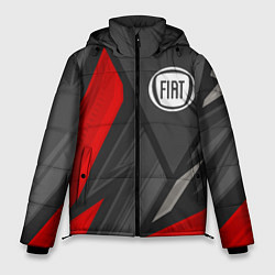 Куртка зимняя мужская Fiat sports racing, цвет: 3D-черный