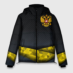 Куртка зимняя мужская Золотой герб black gold, цвет: 3D-красный