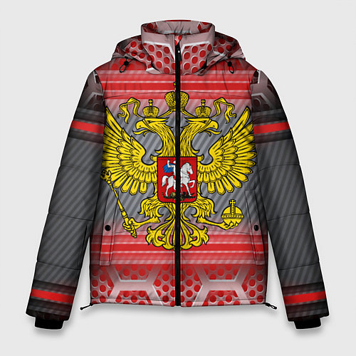 Мужская зимняя куртка Россия будущего / 3D-Красный – фото 1