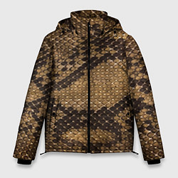 Мужская зимняя куртка Кожа питона - fashion 2028