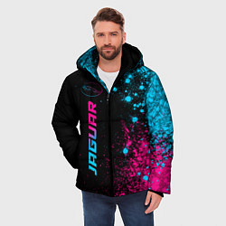 Куртка зимняя мужская Jaguar - neon gradient: по-вертикали, цвет: 3D-черный — фото 2