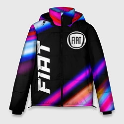 Куртка зимняя мужская Fiat speed lights, цвет: 3D-черный