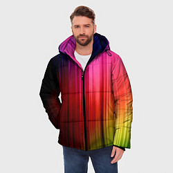 Куртка зимняя мужская Цветной спектр, цвет: 3D-красный — фото 2