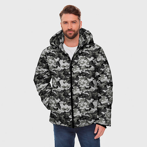 Мужская зимняя куртка Камуфляж URBAN городской / 3D-Светло-серый – фото 3