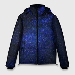 Куртка зимняя мужская Необъятный космос, цвет: 3D-черный