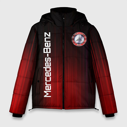 Мужская зимняя куртка Mercedes-Benz art / 3D-Красный – фото 1