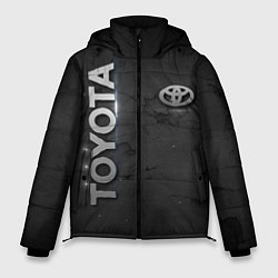 Куртка зимняя мужская Toyota cracks, цвет: 3D-красный
