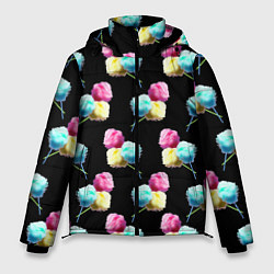 Куртка зимняя мужская Сладкая вата, цвет: 3D-черный