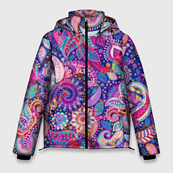Мужская зимняя куртка Multi-colored colorful patterns