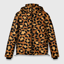 Куртка зимняя мужская Леопардовый цвет, цвет: 3D-красный