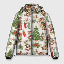 Куртка зимняя мужская Christmas Рождество, цвет: 3D-светло-серый