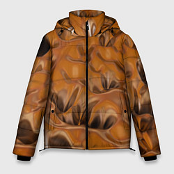 Мужская зимняя куртка Шоколадная лава