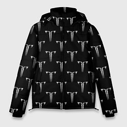 Куртка зимняя мужская Лост арк паттерн, цвет: 3D-черный