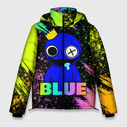 Куртка зимняя мужская Rainbow Friends - Blue, цвет: 3D-светло-серый