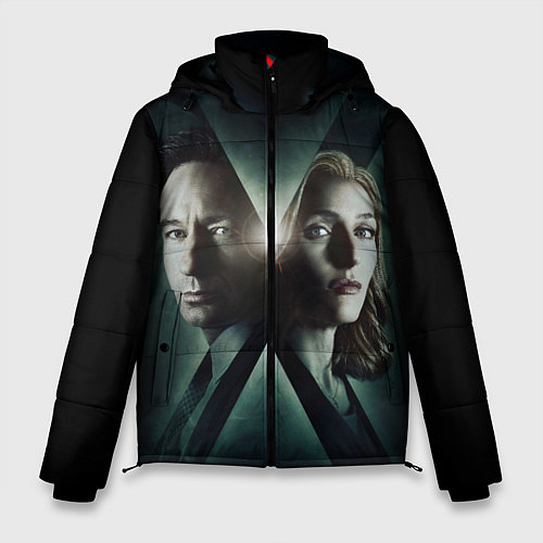 Мужская зимняя куртка X - Files / 3D-Красный – фото 1