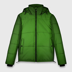 Мужская зимняя куртка Зеленый с затемняющей виньеткой