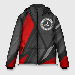 Куртка зимняя мужская Mercedes sports racing, цвет: 3D-черный