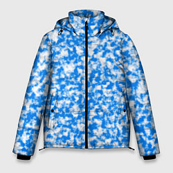Мужская зимняя куртка Абстрактные облака - текстура