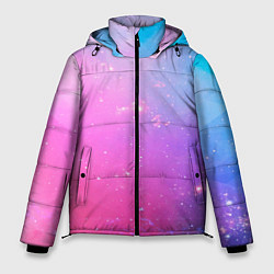 Мужская зимняя куртка Звёздное геометрическое небо