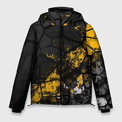 Куртка зимняя мужская Имперская геометрия, цвет: 3D-красный