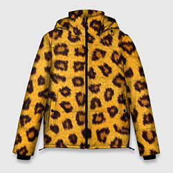 Куртка зимняя мужская Текстура леопарда, цвет: 3D-светло-серый