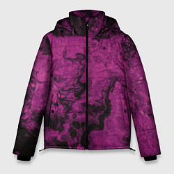Мужская зимняя куртка Тёмно-розовые краски во тьме